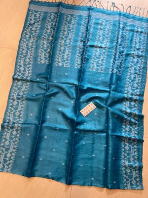 Pure Tussar Jamdhani Sarees With Blouse (5)