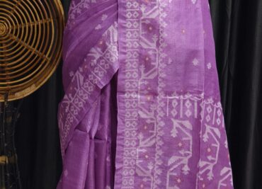 Pure Tussar Jamdhani Sarees With Blouse (6)