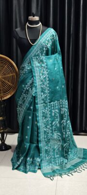 Pure Tussar Jamdhani Sarees With Blouse (8)