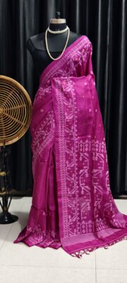 Pure Tussar Jamdhani Sarees With Blouse (9)