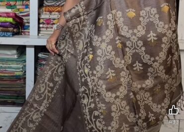 Pure Tussar Jamdhani Sarees With Silkmark (10)