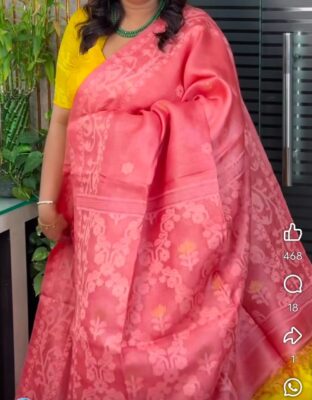 Pure Tussar Jamdhani Sarees With Silkmark (11)