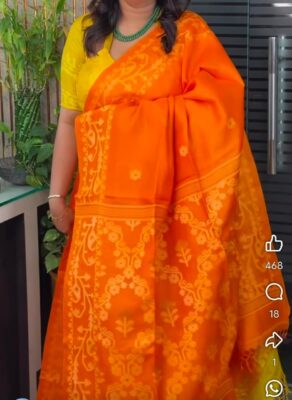 Pure Tussar Jamdhani Sarees With Silkmark (14)