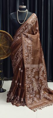 Pure Tussar Jamdhani Sarees With Silkmark (5)