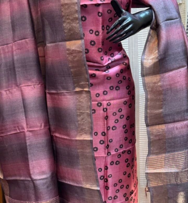 Pure Tussar Silk Dress Materials (1)