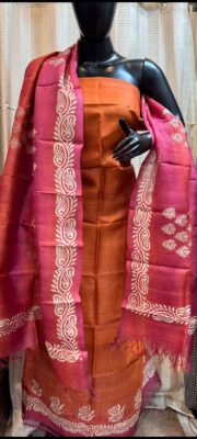 Pure Tussar Silk Dress Materials (3)