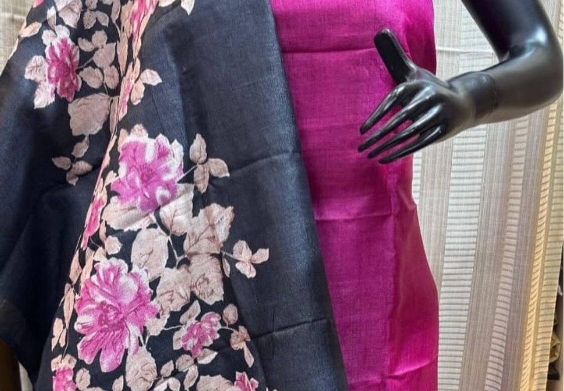 Pure Tussar Silk Dress Materials With Silkmark (13)