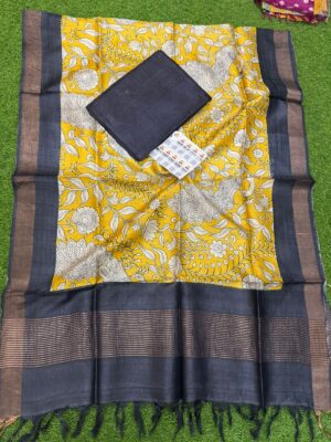 Pure Tussar Silk Dress Materials With Silkmark (21)