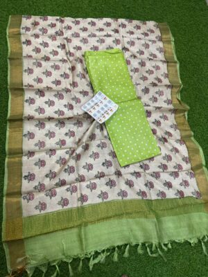 Pure Tussar Silk Dress Materials With Silkmark (22)