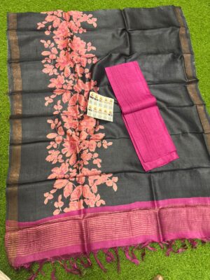 Pure Tussar Silk Dress Materials With Silkmark (25)