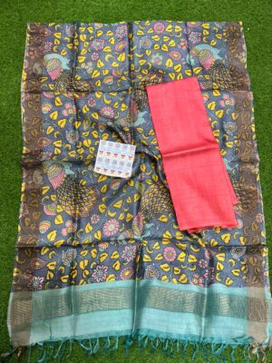 Pure Tussar Silk Dress Materials With Silkmark (4)