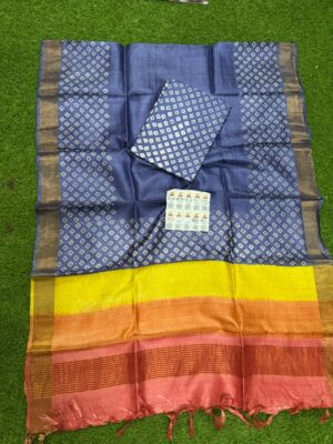 Pure Tussar Silk Dress Materials With Silkmark (9)