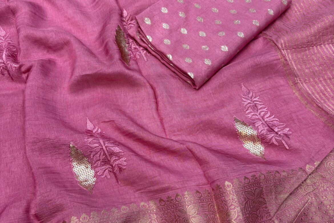 Pureviscose Dola Silk Sarees With Blouse (7)