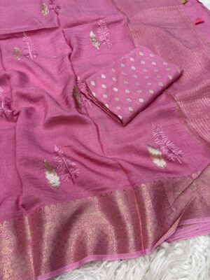 Pureviscose Dola Silk Sarees With Blouse (7)