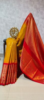 Semi Gadwal Pattu Sarees With Blouse (12)