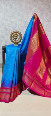 Semi Gadwal Pattu Sarees With Blouse (16)