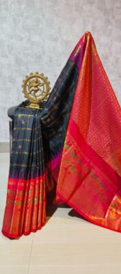Semi Gadwal Pattu Sarees With Blouse (28)