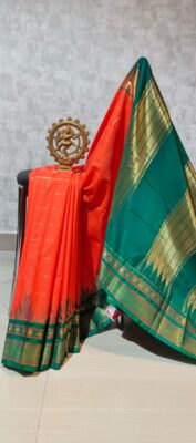 Semi Gadwal Pattu Sarees With Blouse (3)