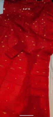 Soft Resham Dhakai Jamdhani With Blouse (13)