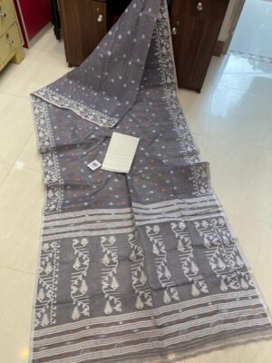 Soft Resham Dhakai Jamdhani With Blouse (24)