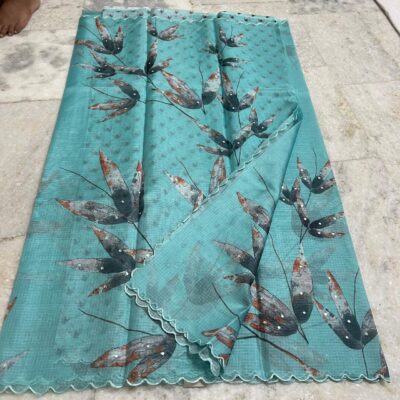 Soft Silk Kota Sarees With Digital Prints With Blouse (8)