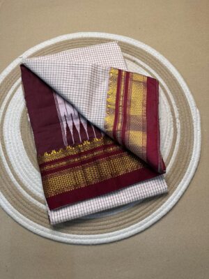 Tana Warp Mercidised Cotton Sarees (10)