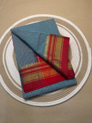 Tana Warp Mercidised Cotton Sarees (15)