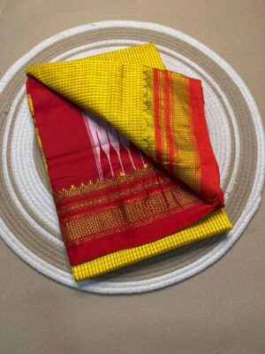 Tana Warp Mercidised Cotton Sarees (18)