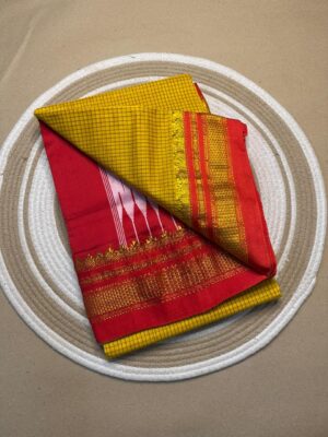 Tana Warp Mercidised Cotton Sarees (23)