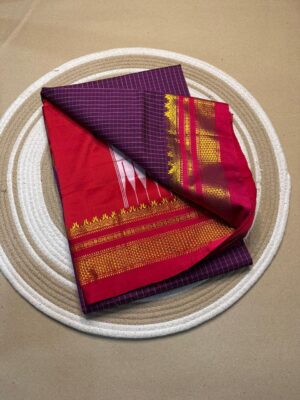Tana Warp Mercidised Cotton Sarees (6)