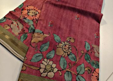Beautiful Fancy Tussar Sarees (8)