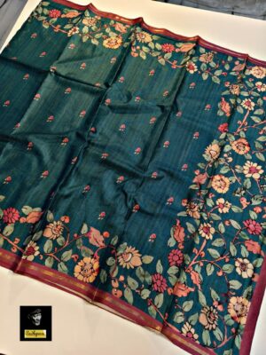 Beautiful Fancy Tussar Sarees (9)