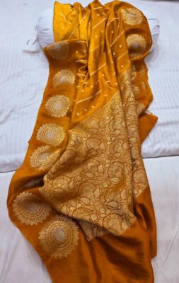 Banarasi Handloom Pure Banana Silk Sarees (2)