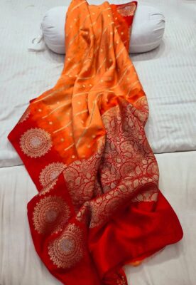 Banarasi Handloom Pure Banana Silk Sarees (7)