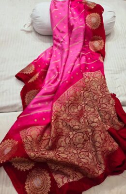 Banarasi Handloom Pure Banana Silk Sarees (8)
