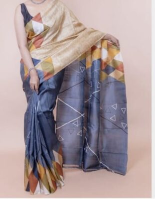 Exclusive Hand Painted Tussar Sarees (3)