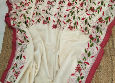 Exclusive Handspun Cotton Kantha Work Sarees (14)