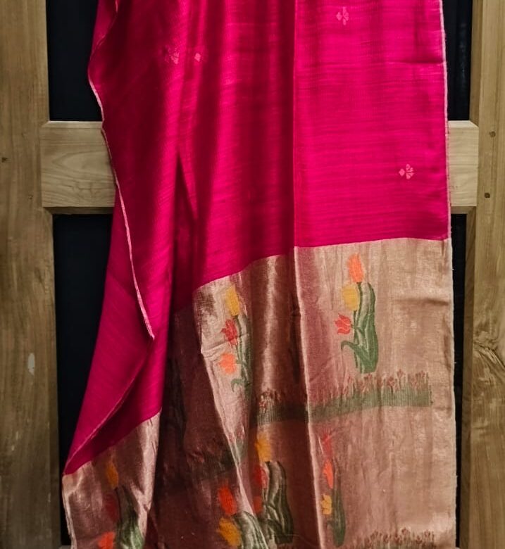 Exclusive Matka Silk Jamdhani Weaving Sarees (4)