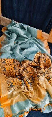 Exclusive Tissue Sarees With Jamdhani Weaving (3)