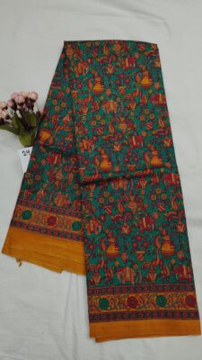 Habutatai Silk Printed Sarees With Blouse. (11)