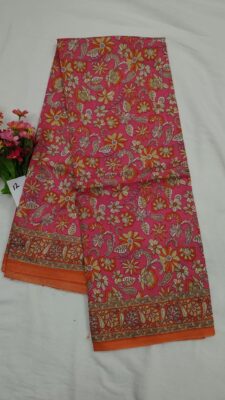 Habutatai Silk Printed Sarees With Blouse. (17)