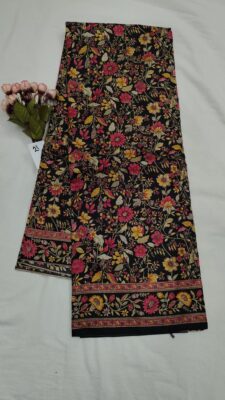 Habutatai Silk Printed Sarees With Blouse. (23)