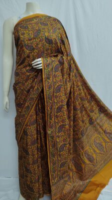Habutatai Silk Printed Sarees With Blouse. (3)