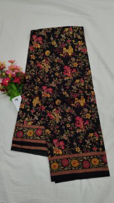 Habutatai Silk Printed Sarees With Blouse. (5)