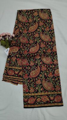 Habutatai Silk Printed Sarees With Blouse. (6)