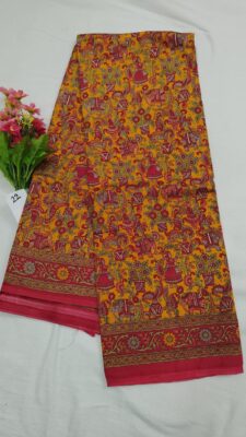 Habutatai Silk Printed Sarees With Blouse. (9)