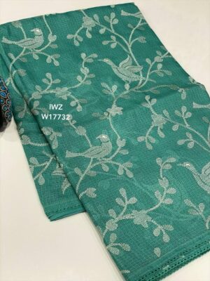 Kota Saree With Allover Embroidary With Blouse (11)