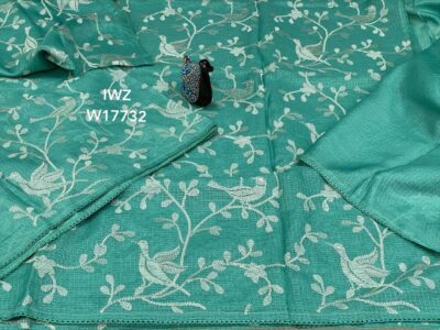 Kota Saree With Allover Embroidary With Blouse (4)