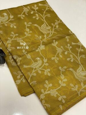 Kota Saree With Allover Embroidary With Blouse (5)