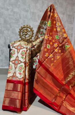 Latest And Exclusive Ikkath Full Tissue Silk Sarees (5)